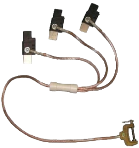 Uziemiacz przenośny trójzaciskowy z drążkiem UI-1 U3-BM123-1,2/0,28/0,48/0,68-9/1-35-(I)(WR-6) ELEKTROWYPOSAŻENIE 