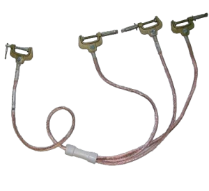 Uziemiacz trójzaciskowy dla pola rozdzielczego typu ROK-6 13kA U3-ROK-1/0,7-13/1-50-(I)(WR-8) ELEKTROWYPOSAŻENIE