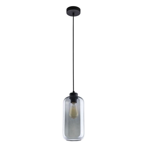 Lampa wisząca ORNO ADVITI Lazio 1P E27 AD-LD-6228BE27S 15W czarna PROSPERSKLEP