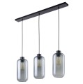 Lampa wisząca ORNO ADVITI Lazio 3P E27 AD-LD-6229BE27S 3x15W czarna PROSPERSKLEP