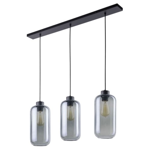 Lampa wisząca ORNO ADVITI Lazio 3P E27 AD-LD-6229BE27S 3x15W czarna PROSPERSKLEP