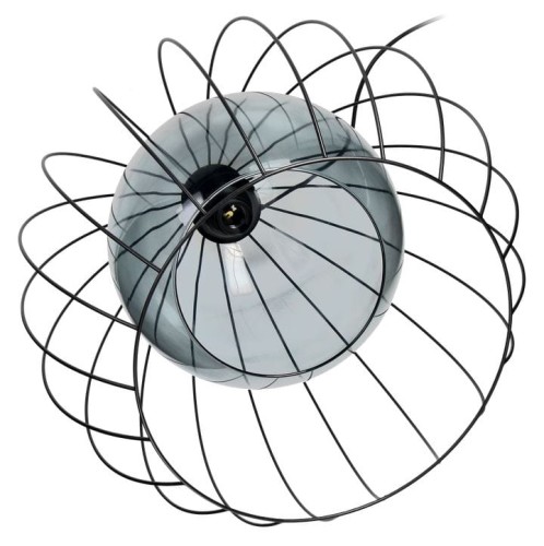 Lampa wisząca ORNO ADVITI Dunia 500 1P AD-LD-6234BE27S E27 15W czarna PROSPERSKLEP