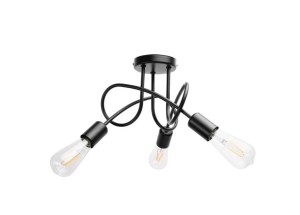 Lampa wisząca ORNO ADVITI Malaga 3P AD-LD-6401BE27M E27 3x60W czarna