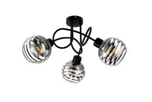 Lampa wisząca ORNO ADVITI Milano 3P AD-LD-6415BE27SW E27 3x60W czarna