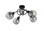 Lampa wisząca ORNO ADVITI Milano 4P AD-LD-6416BE27SW E27 4x60W czarna