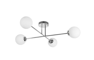 Lampa wisząca ORNO ADVITI Leia 4P AD-LD-6438GGE27SM 4x60W chrom