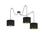 Lampa wisząca ORNO ADVITI Kylo 3P AD-LD-6450BE27T E27 3x60W czarna