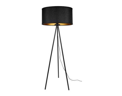 Lampa stojąca ORNO ADVITI Kylo 1P AD-LD-6454BE27T E27 60W czarna trójnóg PROSPERSKLEP