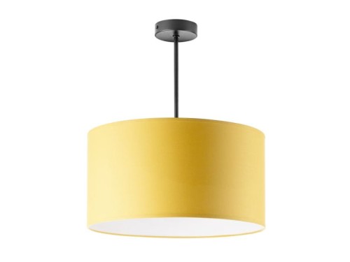 Lampa wisząca ORNO ADVITI Rollo 1P AD-LD-6340YE27T E27 60W musztardowa krótka PROSPERSKLEP