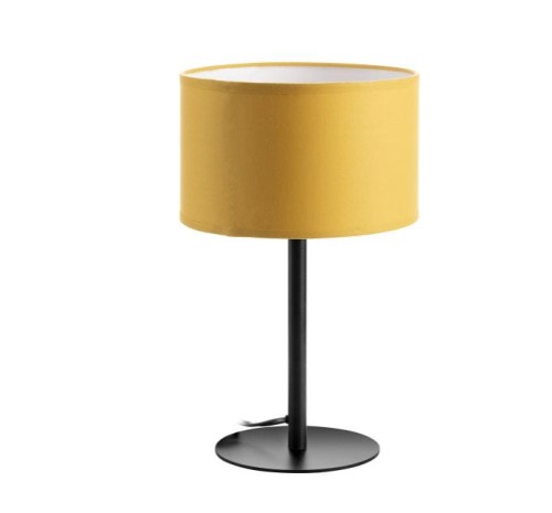 Lampka nocna ORNO ADVITI Rollo 1P AD-LD-6342YE27T E27 60W musztardowa PROSPERSKLEP