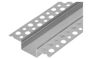 Komplet 50 sztuk profili aluminiowych do taśm LED ORNO ADVITI AD-LP-6504G/2M/50 srebrny