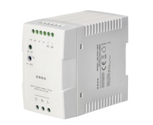 Zasilacz przemysłowy na szynę DIN 24V DC 4A 96W ORNO OR-PSU-1664 obudowa z tworzywa sztucznego