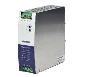 Zasilacz przemysłowy na szynę DIN 12V DC 10A 120W ORNO OR-PSU-1665 obudowa z metalu