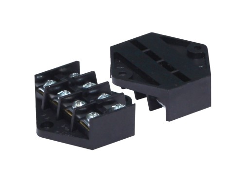 Płytka odgałęźna 4 torowa do kabla o przekroju 4mm² ORNO OR-LZ-8206/4/4/50 50 sztuk PROSPERSKLEP