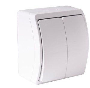 Łącznik świecznikowy biały n/t IP44 ORNO AQUATIC OR-OE-7101/W/10 zestaw 10 sztuk