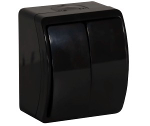 Łącznik świecznikowy czarny n/t IP44 ORNO AQUATIC OR-OE-7101/B/10 zestaw 10 sztuk