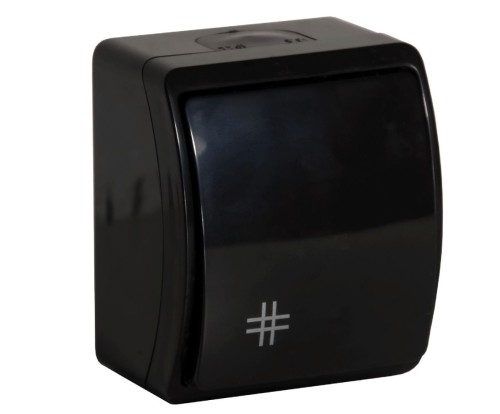 Łącznik krzyżowy czarny n/t IP44 ORNO AQUATIC OR-OE-7103/B/10 zestaw 10 sztuk PROSPERSKLEP