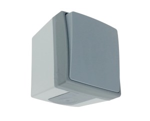 Łącznik jednobiegunowy ORNO AQUATIC PRO OR-OE-7400/GR/10 szaro-grafitowy zestaw 10 sztuk