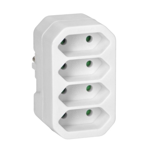 Rozgałęźnik 4x2P ORNO OR-AE-13279/W/20 opakowanie 20 sztuk PROSPERSKLEP