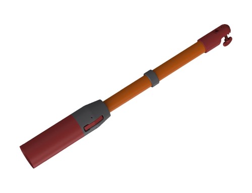 Izolacyjny przedłużacz drążka z osłoną głowicy L=370mm_Hubix B223.0208_PROSPERSKLEP
