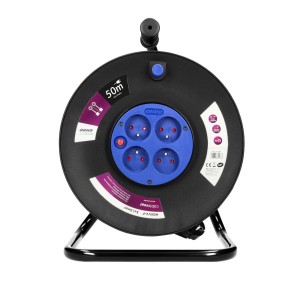 Przedłużacz bębnowy 50m 4x2P+Z 230V AC