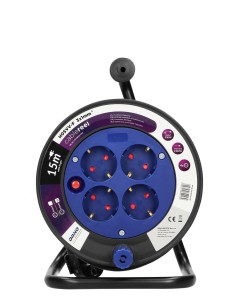 Przedłużacz bębnowy schuko 15m 4x2P+Z 250V AC