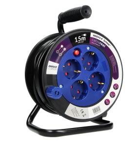 Przedłużacz bębnowy schuko 15m 4x2P+Z 4x250V AC