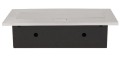 Gniazdo 2x2P+Z 3xUSB wpuszczane w blat srebrne | Sklep Prosper