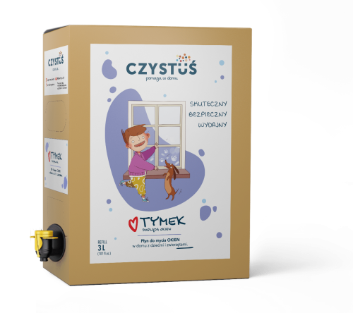 CZYSTUS_do okien luster porcelany_Tymek 3 litry_PROSPERSKLEP