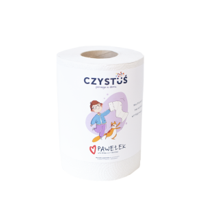 Ręczniki papierowe Pawełek mini 50 metrów - Czystuś