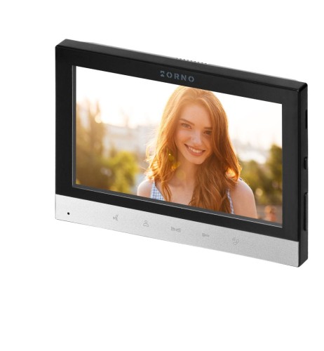 Wideodomofon 7" czarny