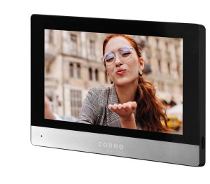 Wideodomofon 8" dotykowy full hd z szyfratorem czarny