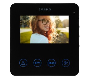 Wideo monitor 4,3" z panelem dotykowym