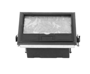 Puszka podłogowa na gniazda modułowe 4 x 45x45mm lub 8 x 22,5x45mm