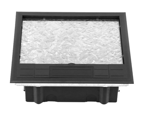 Puszka podłogowa na gniazda modułowe 6 x 45x45mm lub 12 x 22,5x45mm