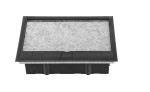 Puszka podłogowa na gniazda modułowe 8 x 45x45mm lub 16 x 22,5x45mm