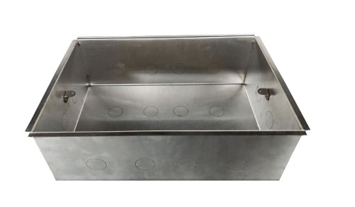 Puszka do gniazd podłogowych dla podłóg betonowych