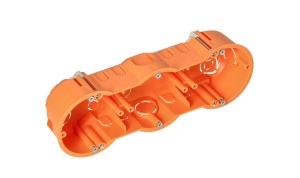 Puszka podtynkowa 60mm do ścian G-K płytka potrójna