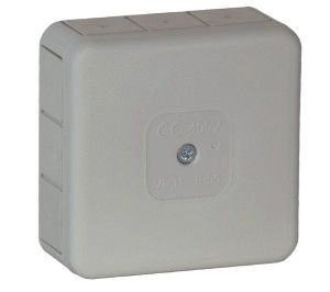 Puszka natynkowa Pro 12 przepustów gumowych 400V IP55