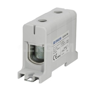 Złączka instalacyjna (5 sztuk) szara 1-torowa ERGOM ZJUN-150 do przewodów 150mm² 1000V ZJUN-150