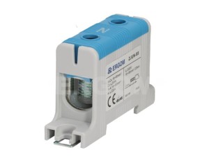 Złączka instalacyjna (8 sztuk) niebieska 1-torowa ERGOM ZJUN-95 do przewodów 95mm² 1000V ZJUN-95/BL