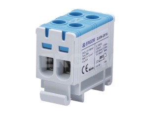 Złączka instalacyjna (14 sztuk) niebieska 2-torowa ERGOM ZJUN-2x16 do przewodów 16mm² 1000V ZJUN-2x16/BL