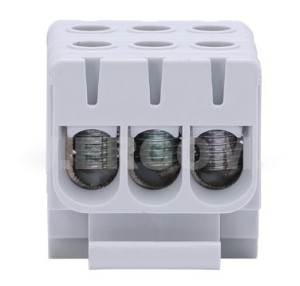 Złączka instalacyjna (5 sztuk) szara 3-torowa ERGOM ZJUN-3x50 do przewodów 50mm² 1000V ZJUN-3x50 