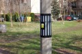Osłona sygnalizacyjna zabezpieczająca szaro-czarna