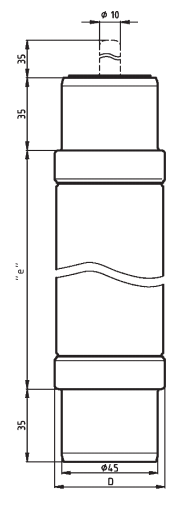 Wkładka topikowa HHD-BVT 10/24kV 80A 442mm z wybijakiem - SIBA 30 014 13.80