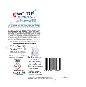Płyn do czyszczenia ścian WOJTUŚ 3 litry - Czystuś
