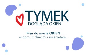 Płyn do mycia okien luster i porcelany TYMEK 3 litry Refil - Czystuś