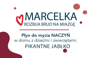 Płyn do mycia naczyń MARCELKA pikantne jabłko 3 litry Refil - Czystuś