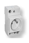 Gniazdo wtyczkowe modułowe 2P+Z 10/16A 230V na szynę TH35 t-2P+Z P EVE (002414010) - ETI Polam
