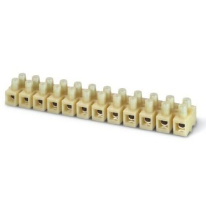 Listwa zaciskowa z zaciskami T140 (25 sztuk) 12 polowa 10mm² 815.1363 - SCAME